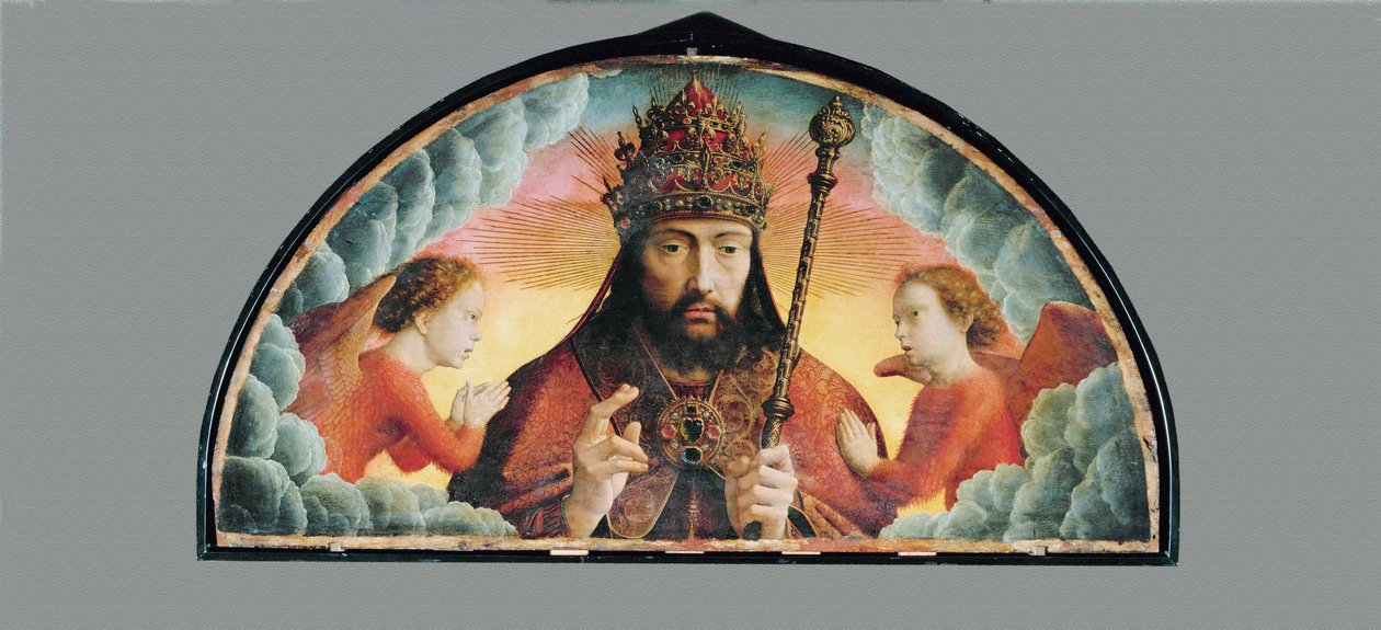 Dieu Pere benissant - Dio Padre che dona il suo ... da Gerard David