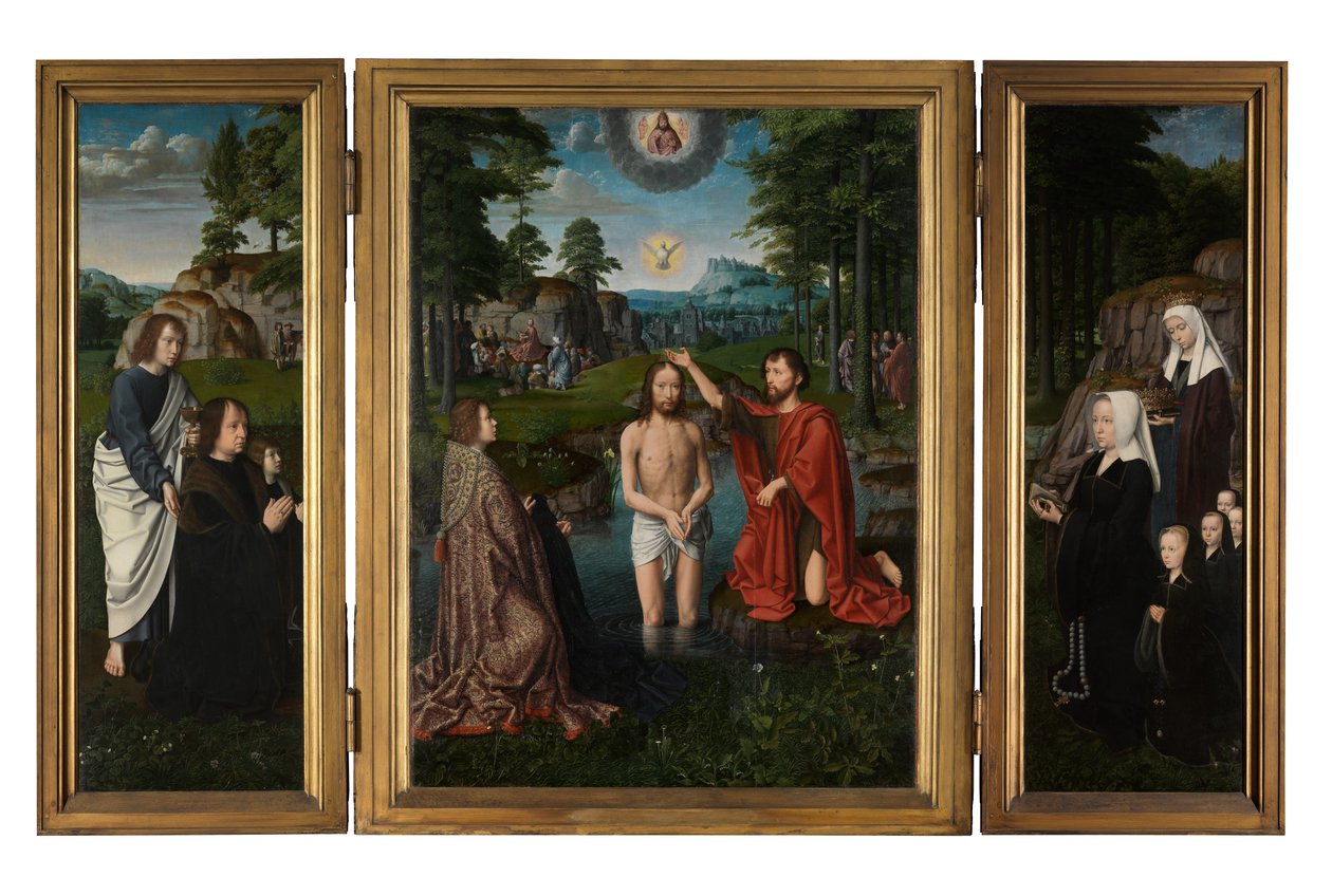 Il Battesimo di Cristo (c.1502-08) da Gerard David