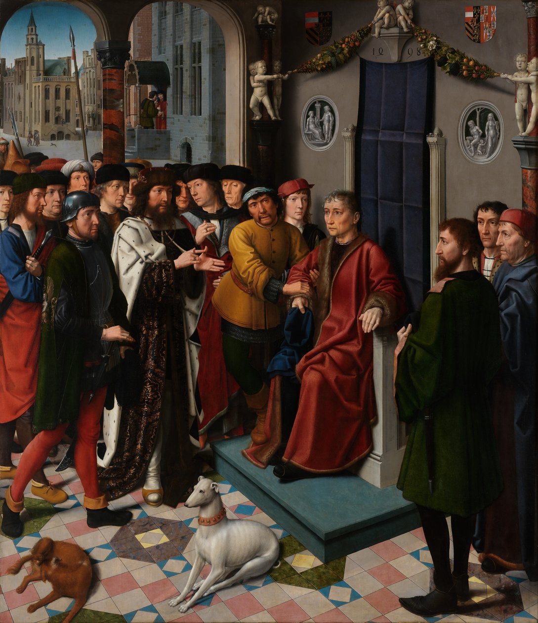 Il giudizio di Cambise da Gerard David