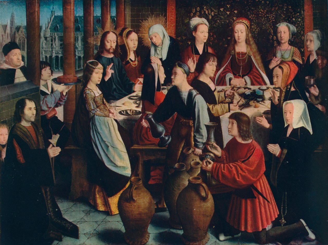 Le nozze di Cana, c1500 da Gerard David