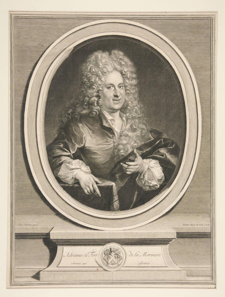 Adrien Claude Lefort de La Morinière da Gérard Edelinck