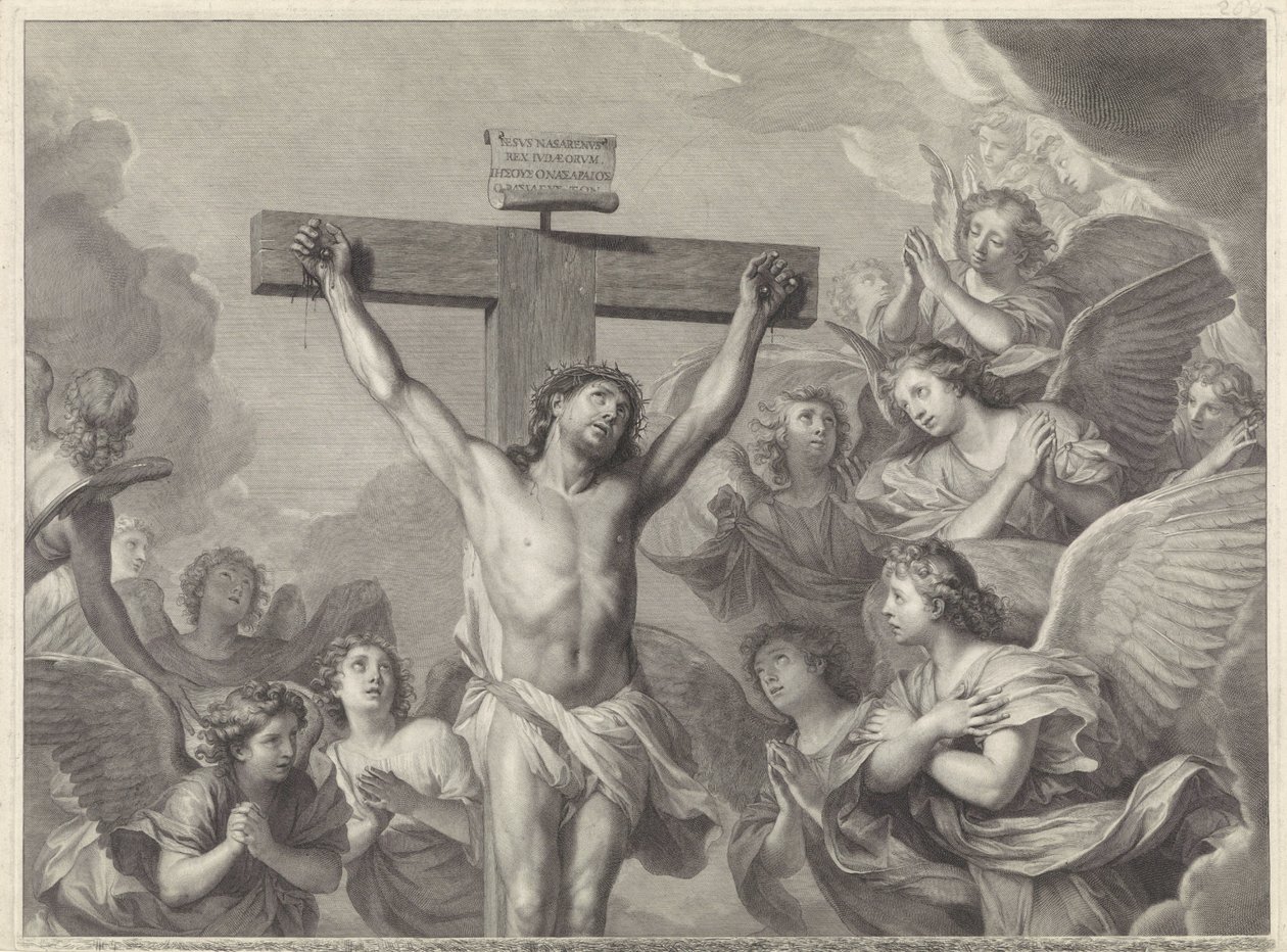 Cristo sulla croce da Gérard Edelinck