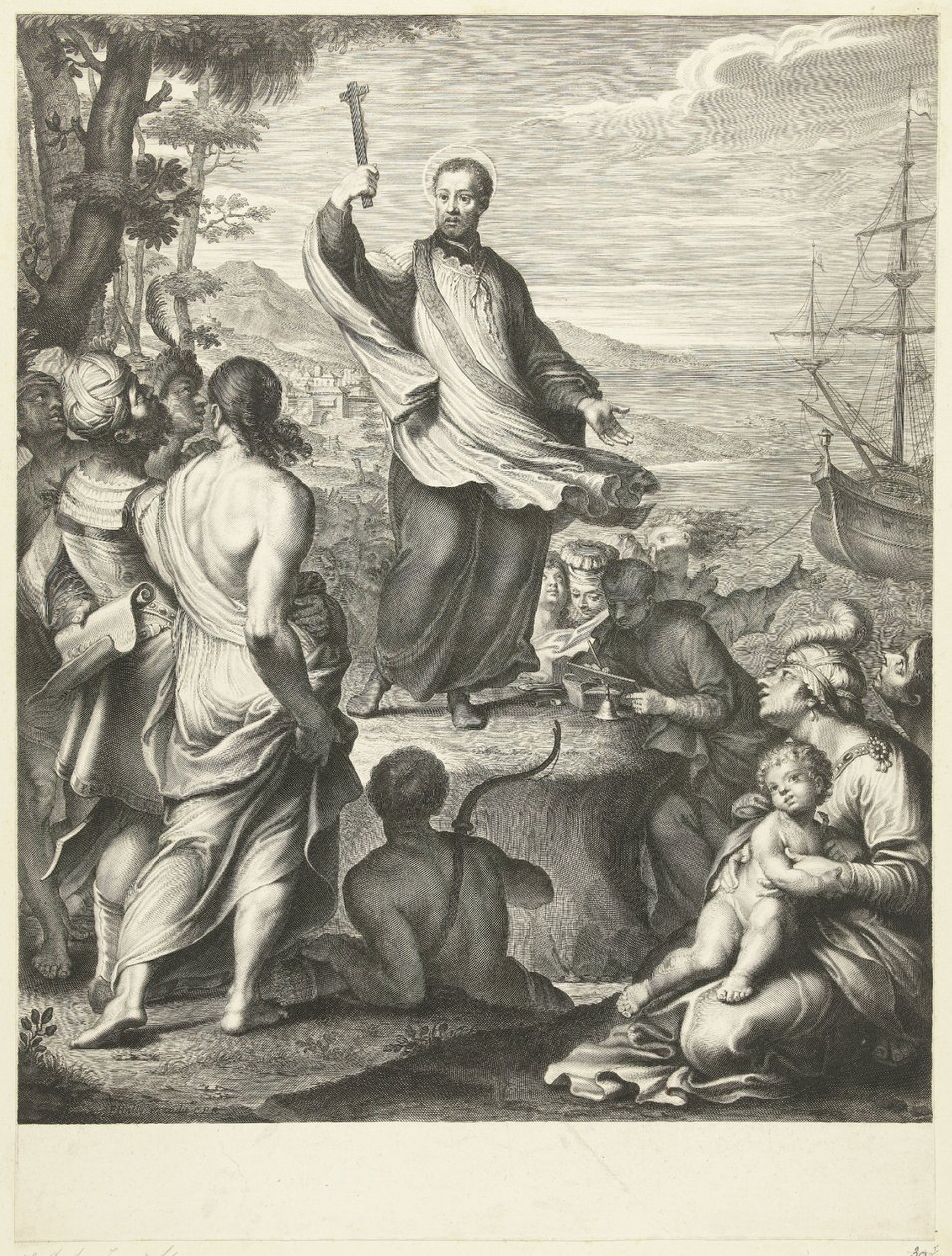 San Francesco Saverio da Gérard Edelinck