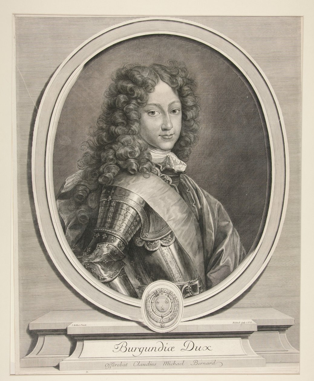 Luigi, duca di Borgogna (1682-1712) da Gérard Edelinck