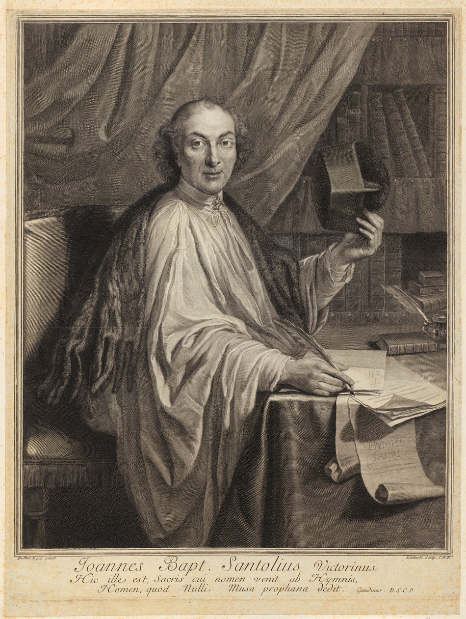Ritratto di Gerbrand van Leeuwen da Gérard Edelinck