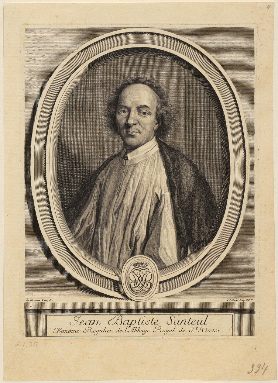Ritratto di Jacques Sarrazin da Gérard Edelinck
