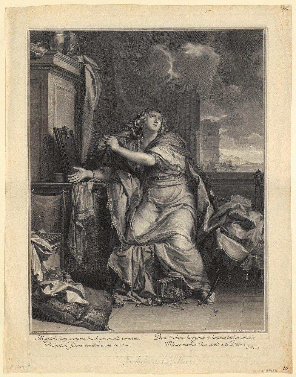 Ritratto di Jean-Baptiste Santeuil da Gérard Edelinck