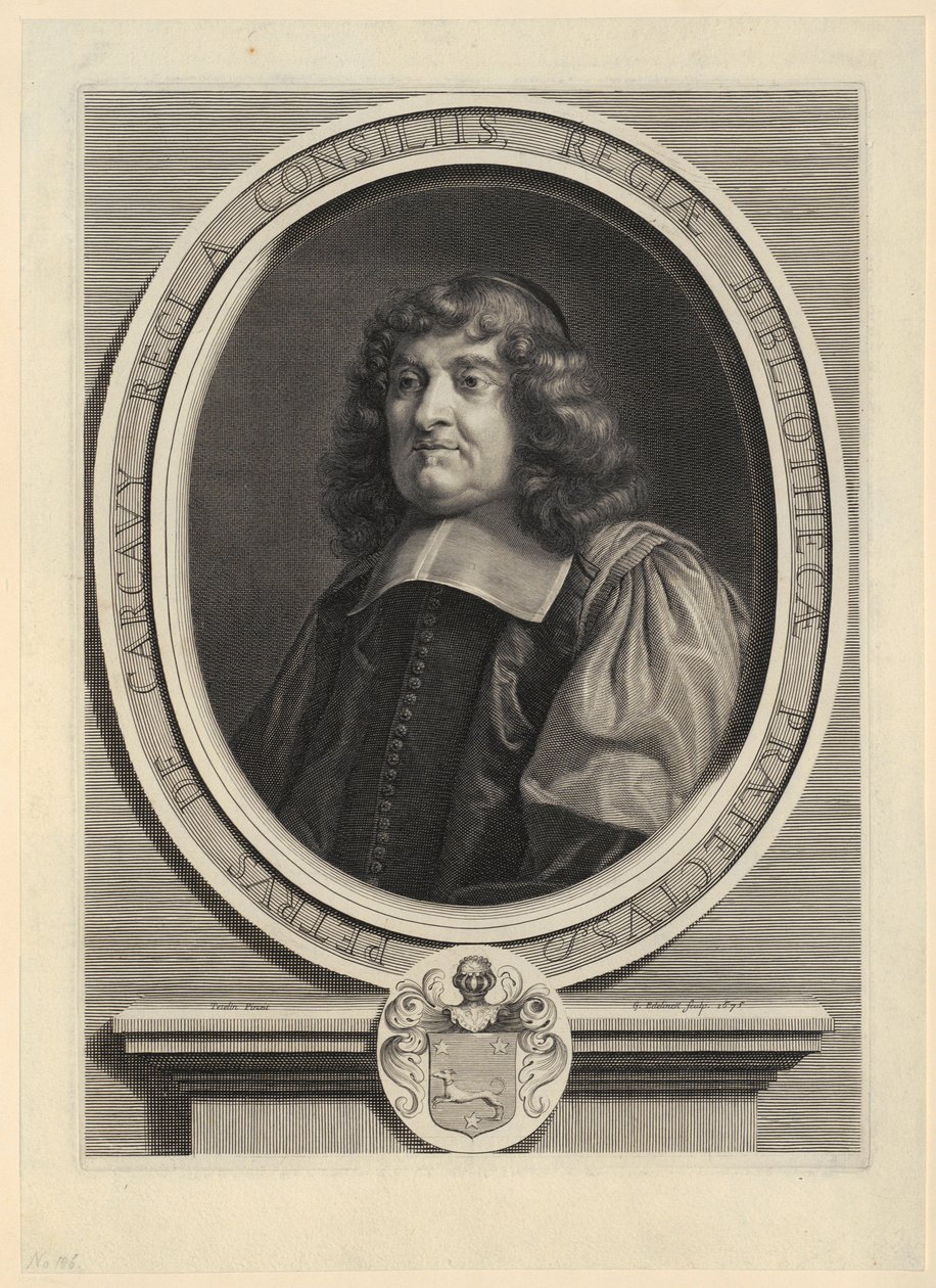 Ritratto di Pierre Van Bouc da Gérard Edelinck