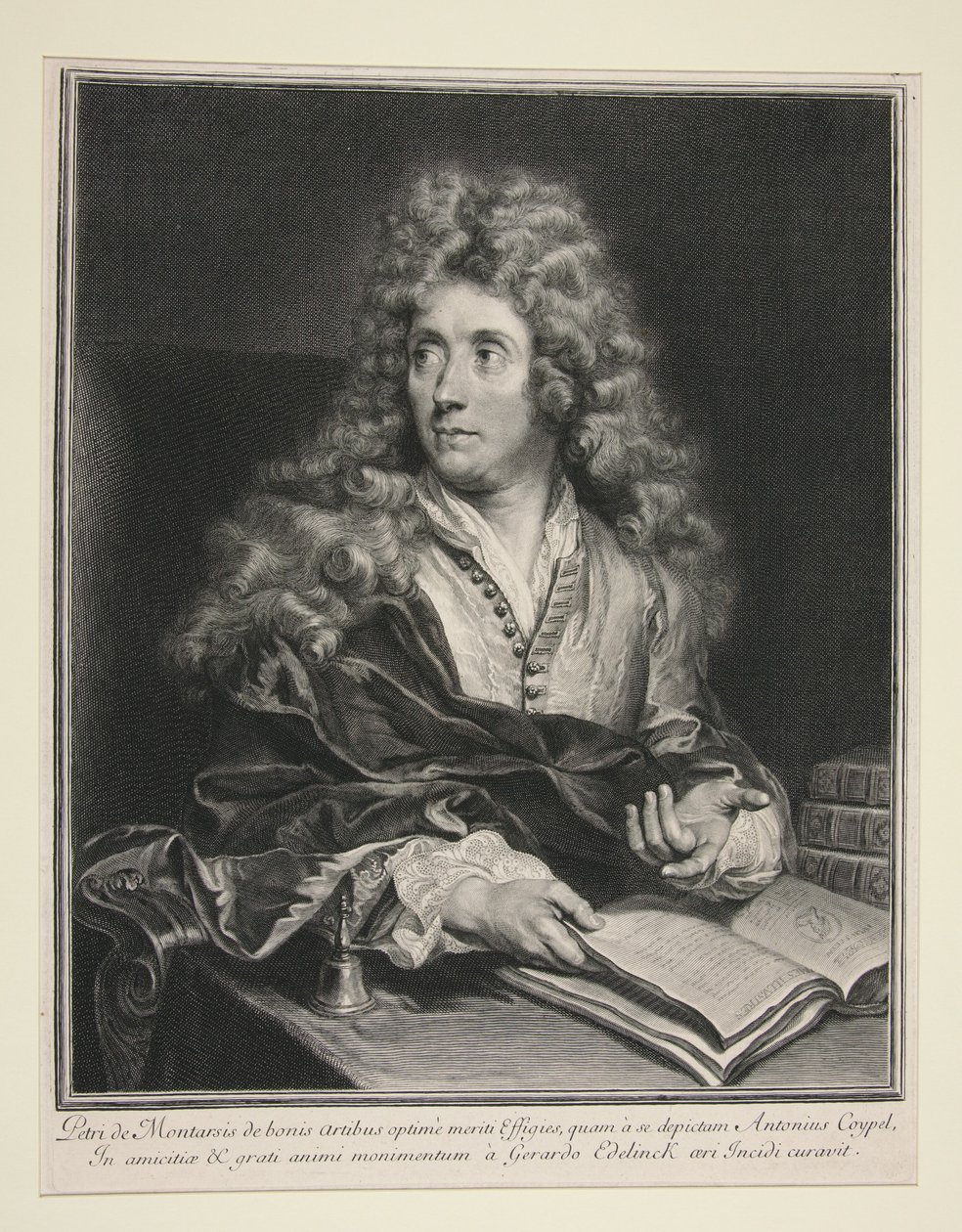 Ritratto di Antoine Coypel da Gérard Edelinck