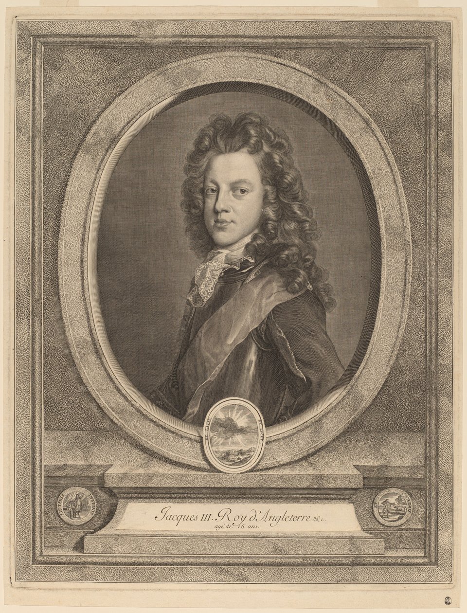 Giacomo III, Principe di Galles da Gerard Edelinck after François de Troy