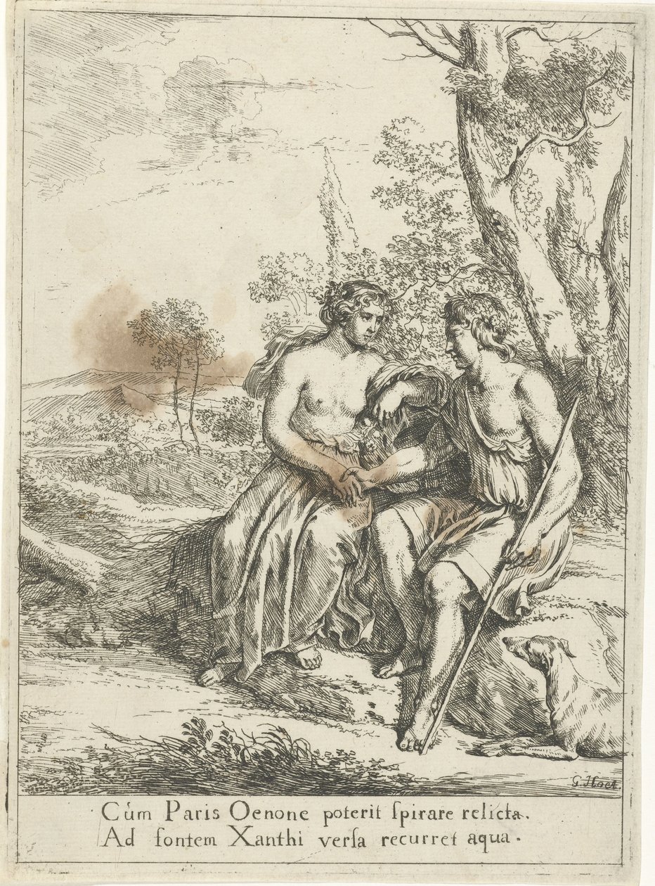 Paride e Enone da Gerard Hoet (I)