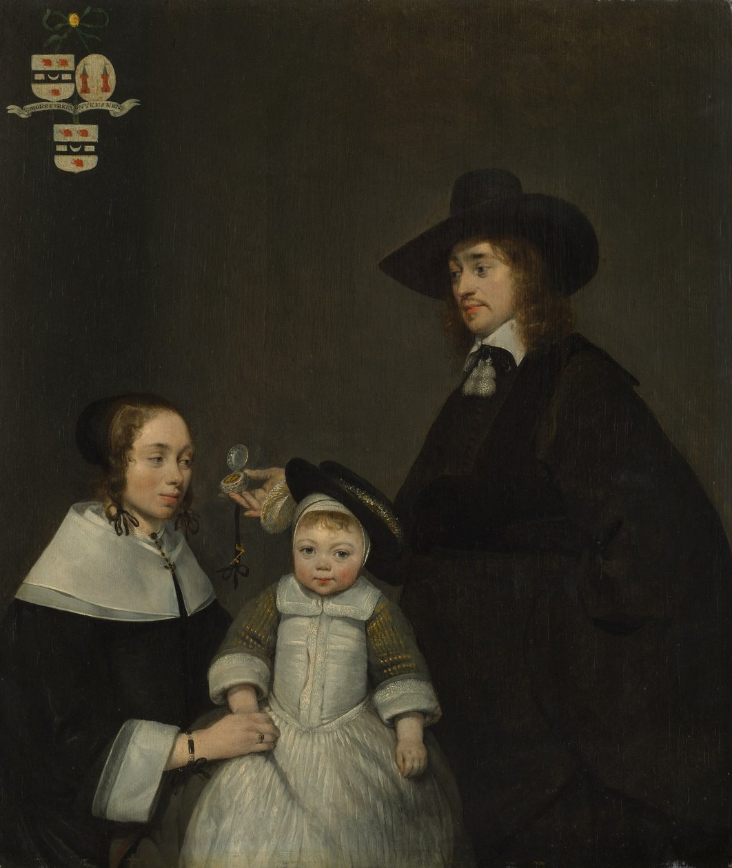 La famiglia Van Moerkerken, ca. 1653-54 da Gerard Terborch II