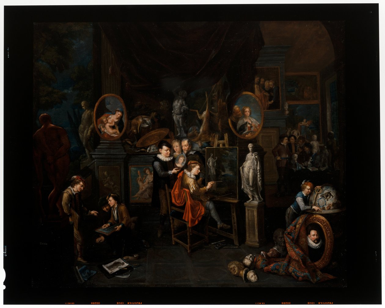 Lo studio del pittore da Gerard Thomas