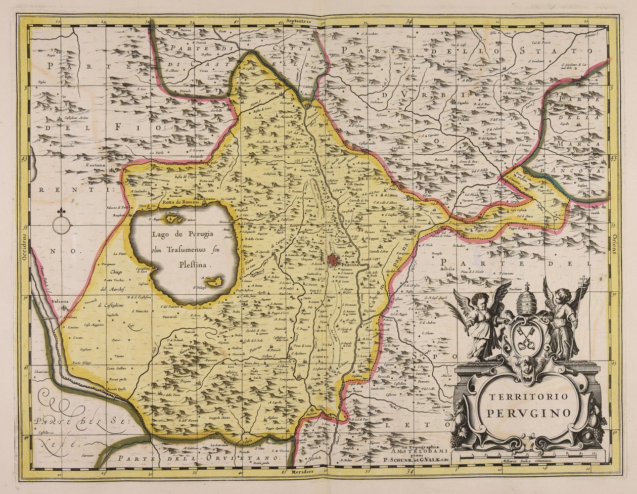 Territorio Perugino da Gerard Valck