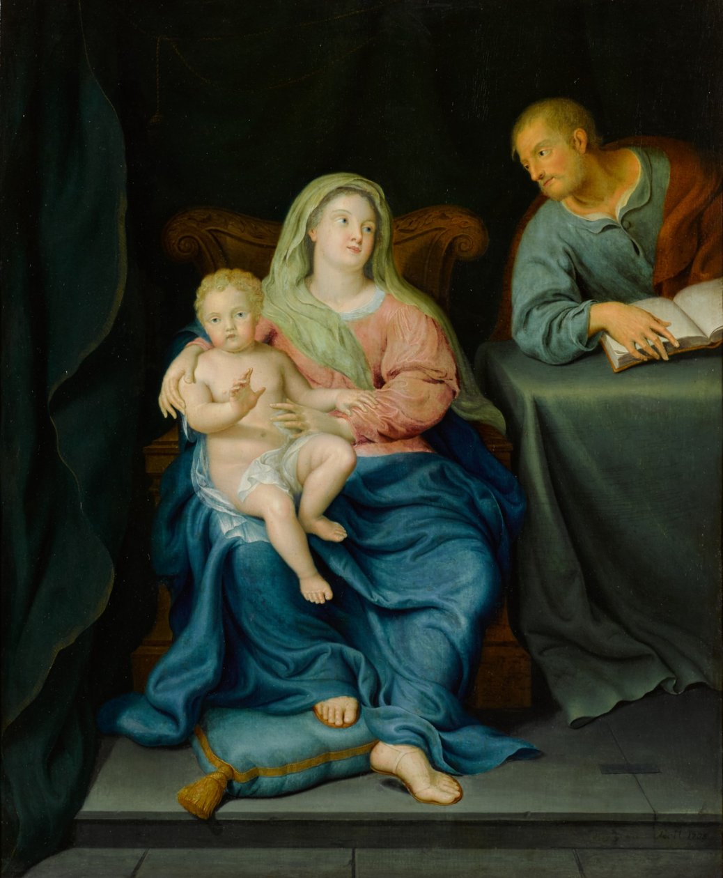La Sacra Famiglia in casa da Gerard Wigmana