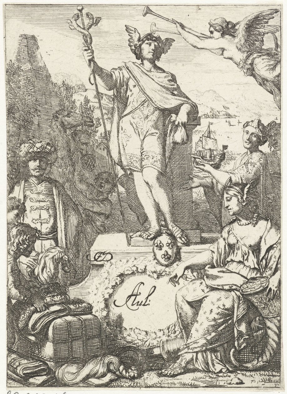Allegoria del commercio con Mercurio da Gerard de Lairesse (rejected attribution)