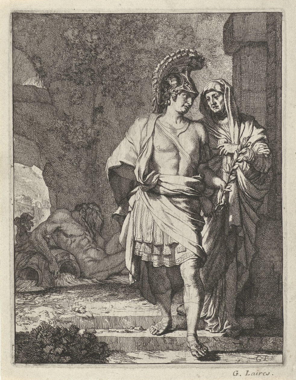 Enea e la Sibilla di Cuma da Gerard de Lairesse