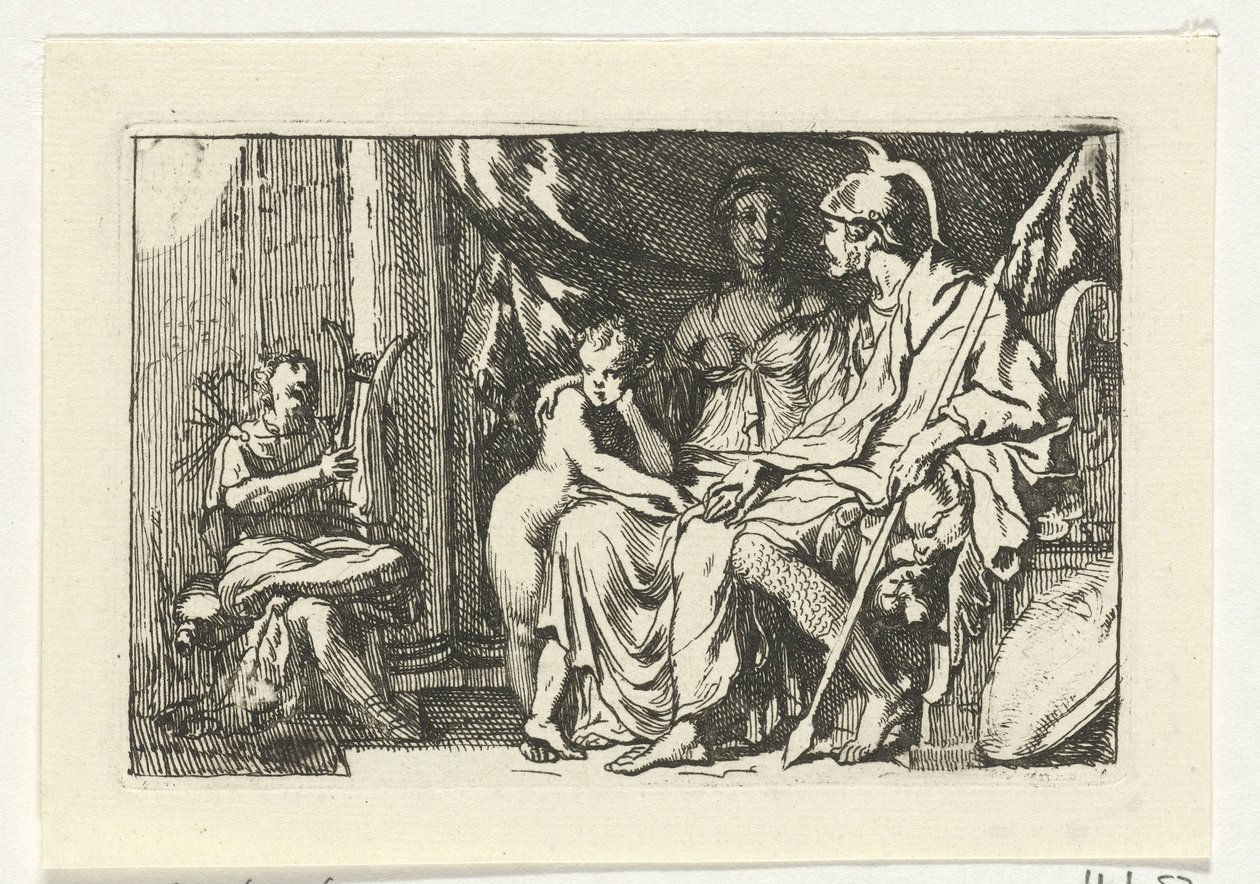 Enea racconta a Didone le sue vicende da Gerard de Lairesse