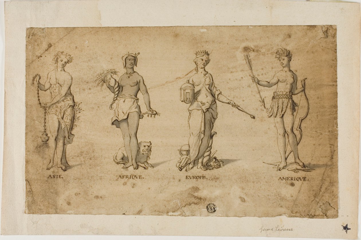 Quattro continenti da Gerard de Lairesse
