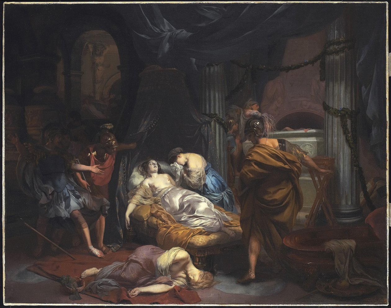 La morte di Cleopatra da Gerard de Lairesse