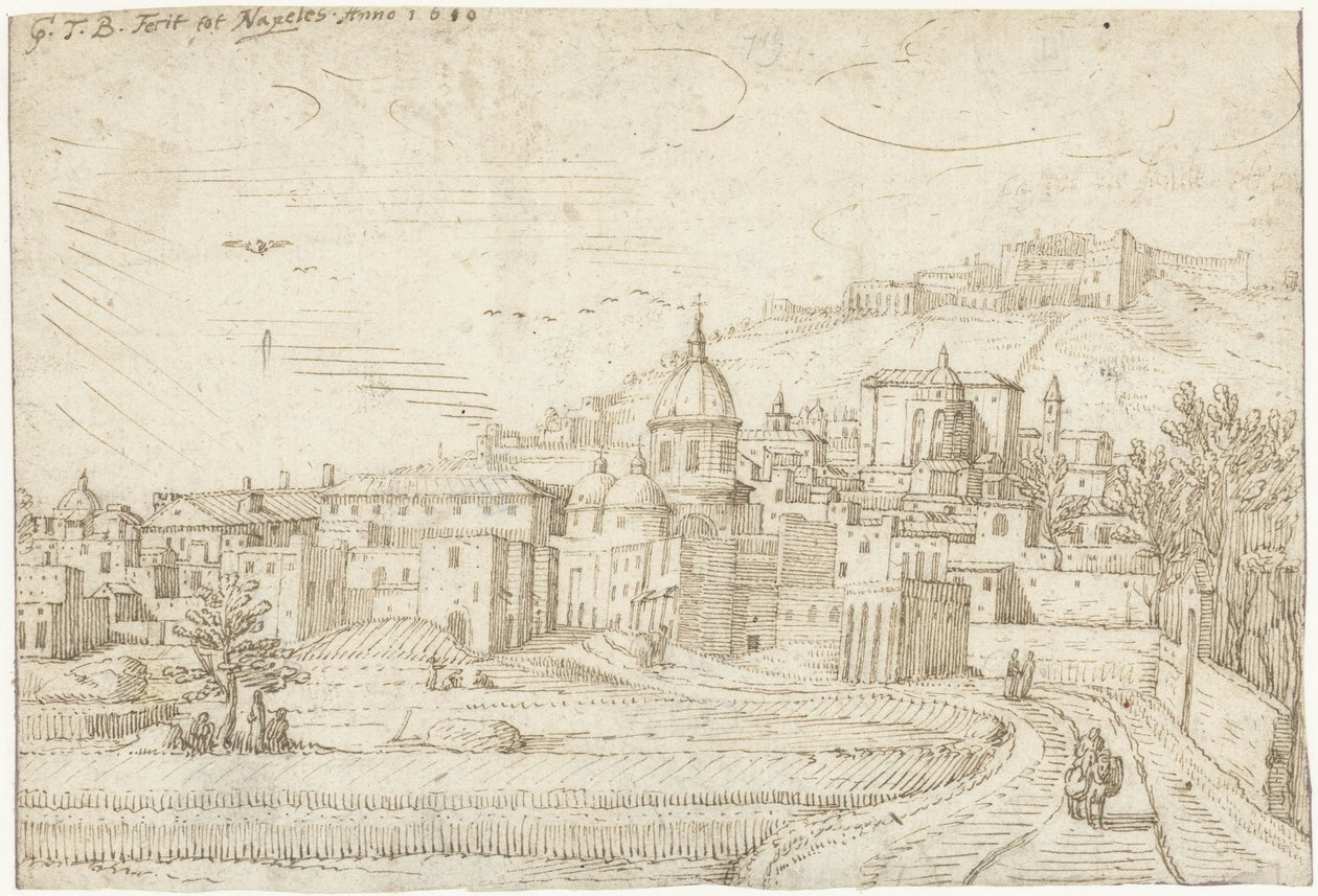 Veduta di Napoli e Vomero da Gerard ter Borch