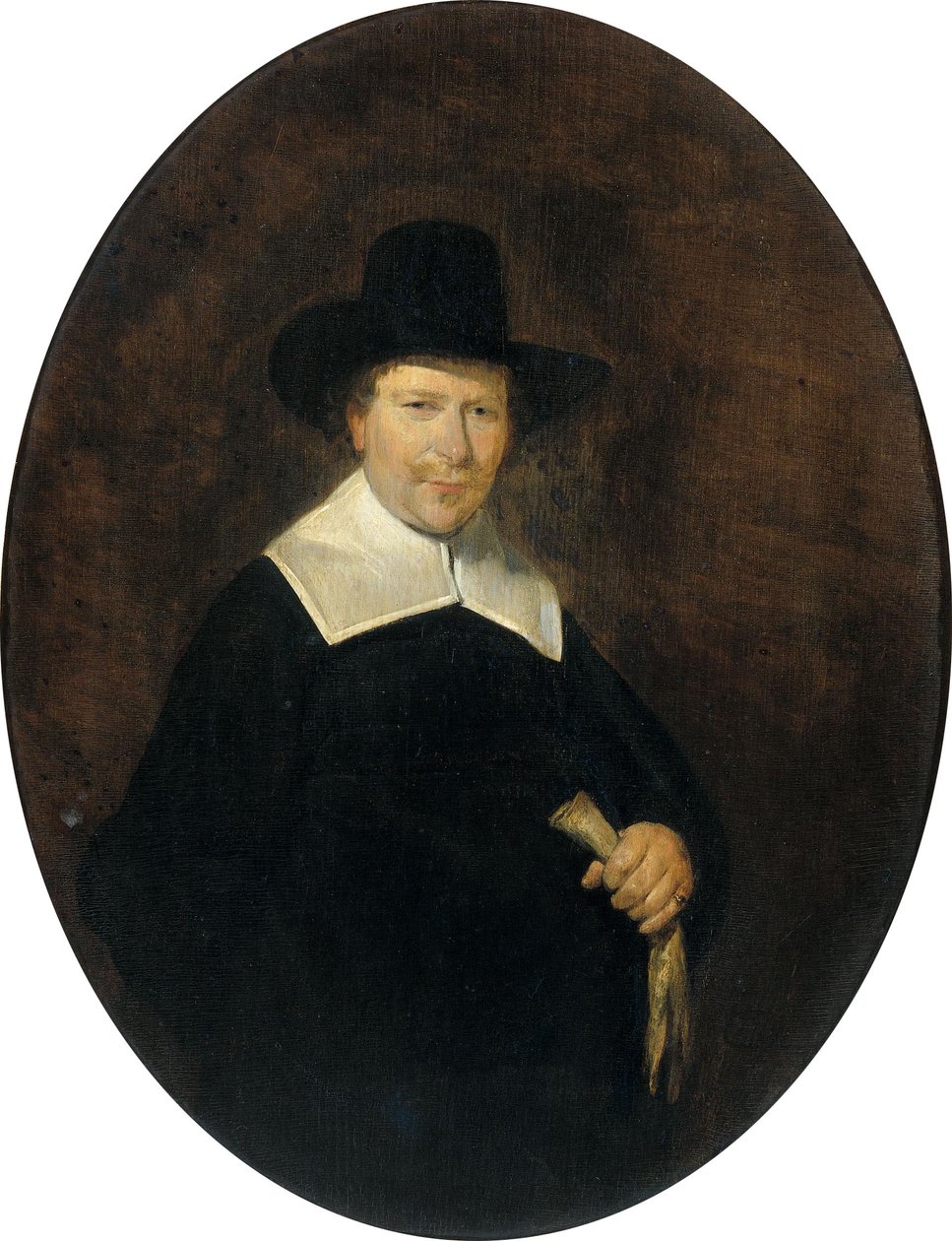 Gerard Abrahamsz van der Schalcke (1609-67). Mercante di stoffe di Haarlem da Gerard ter Borch
