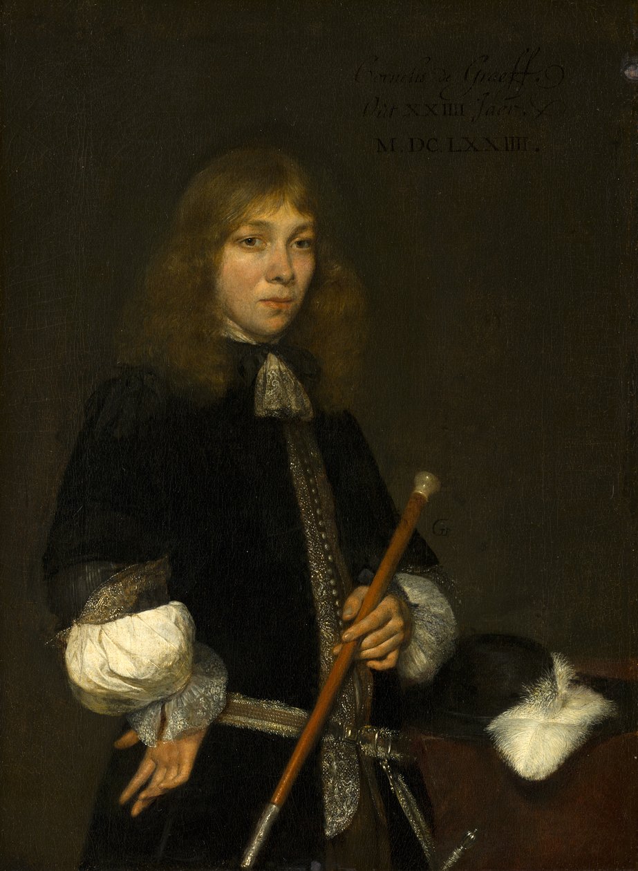 Ritratto di Cornelis de Graeff (1650-1678) da Gerard ter Borch