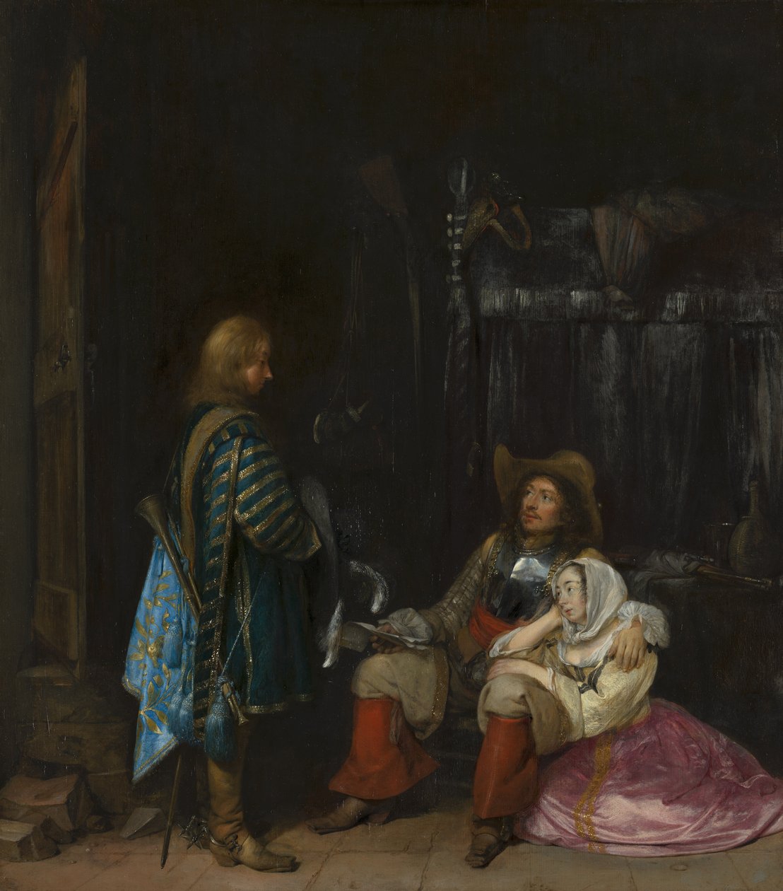 Il messaggero da Gerard ter Borch