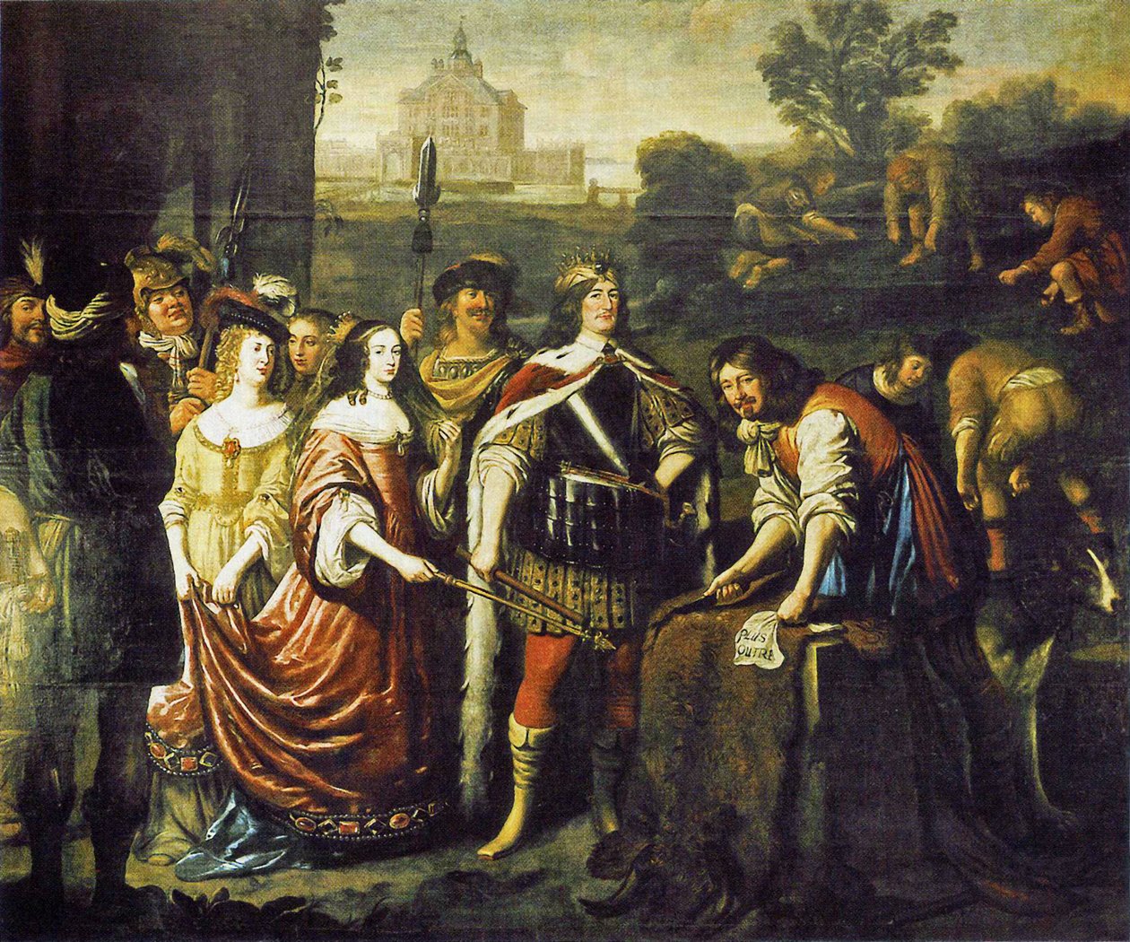 Allegoria della fondazione di Oranienburg da Gerard van Honthorst