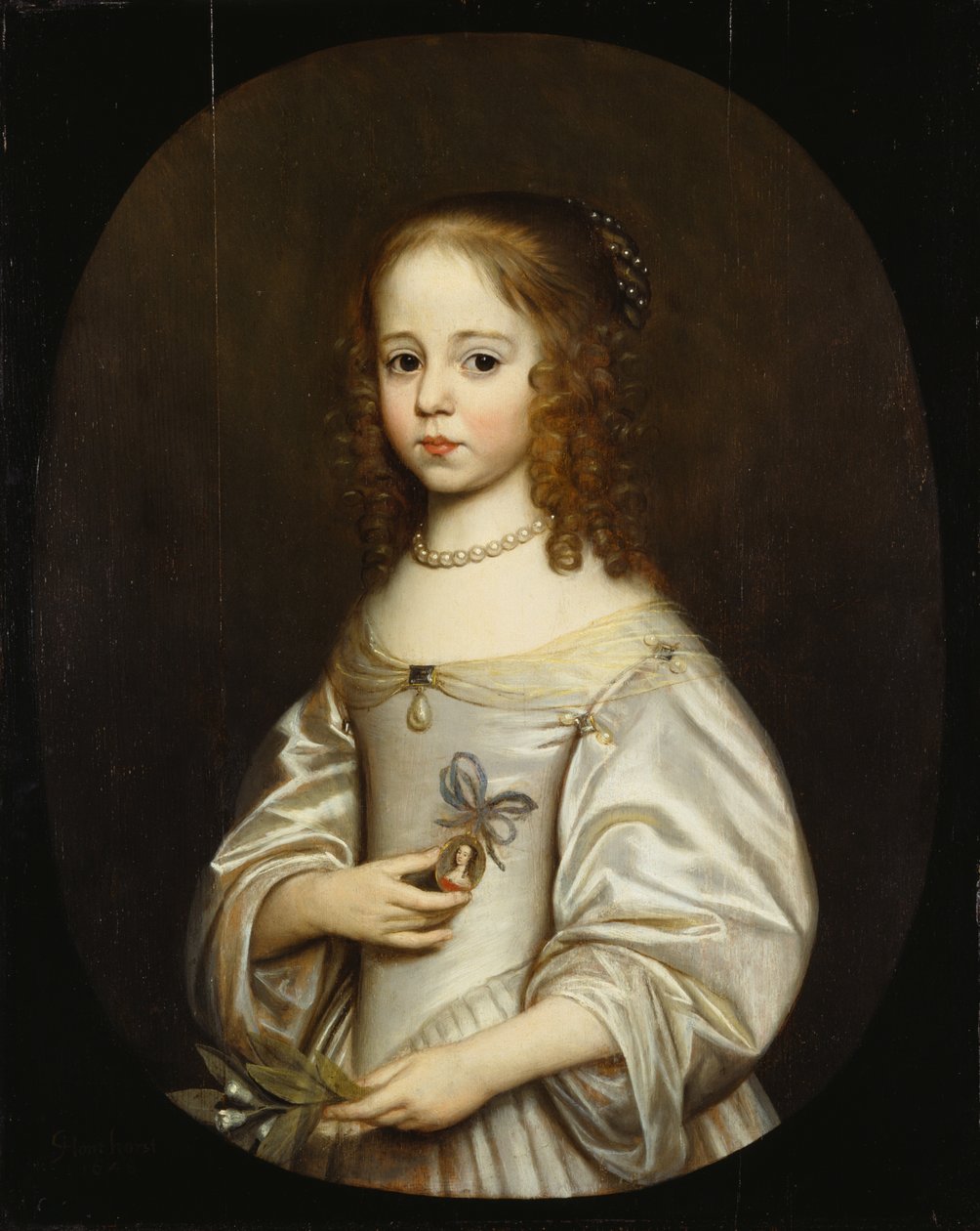 Principessa Maria von Oranien-Nassau (1642-1688) da Gerard van Honthorst