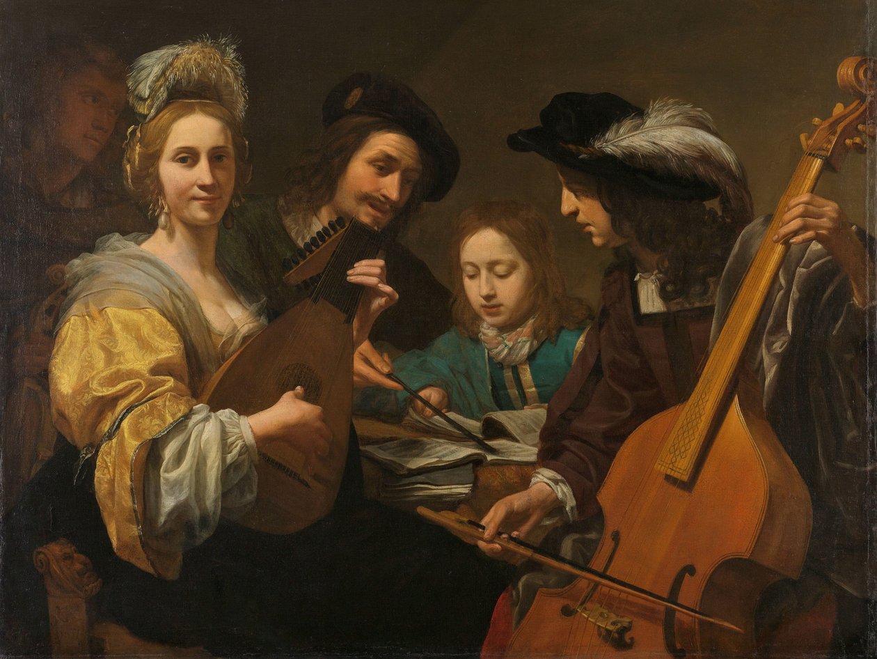 Una compagnia musicale da Gerard van Kuijl