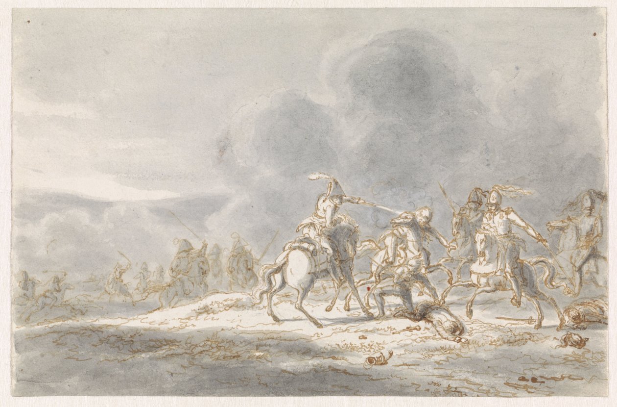 Combattimento di cavalieri da Gerardus Emaus de Micault