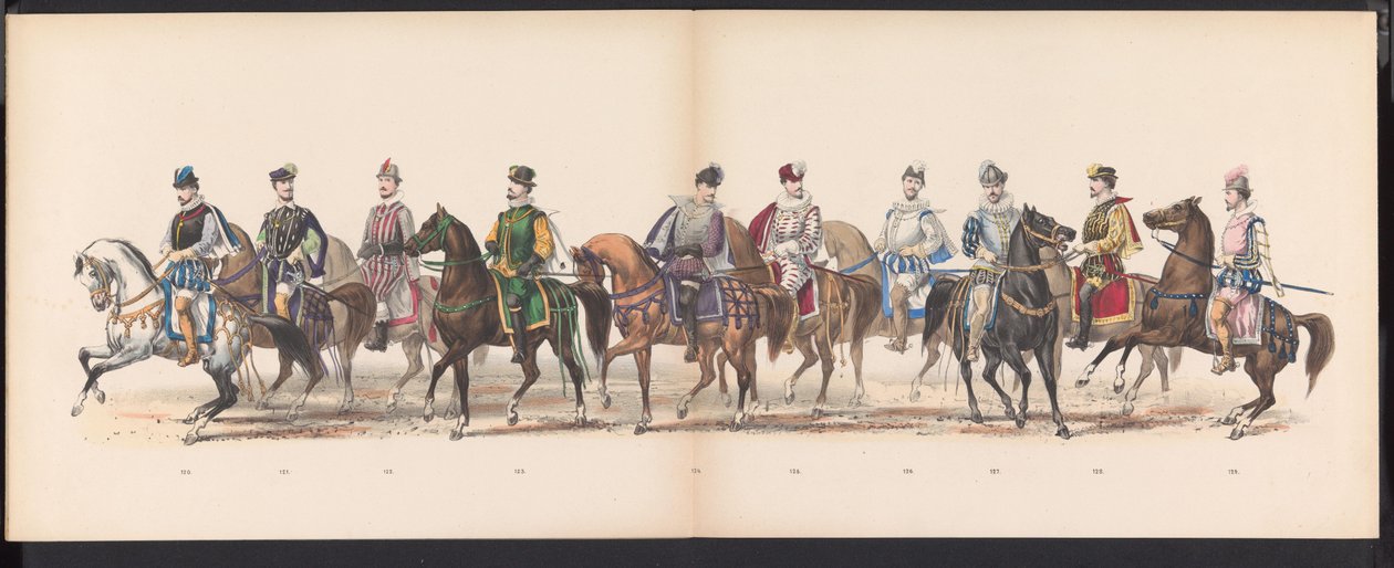 Mascherata degli studenti di Leida, 1870 (tavola 10) da Gerardus Johannes Bos