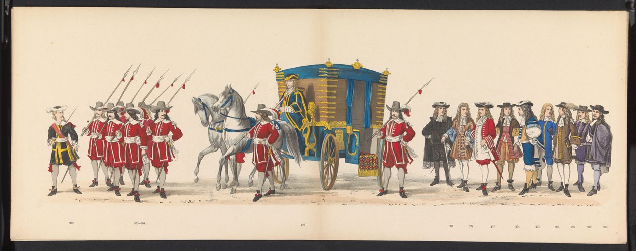 Mascherata degli studenti di Leida, 1875 (tavola 18) da Gerardus Johannes Bos