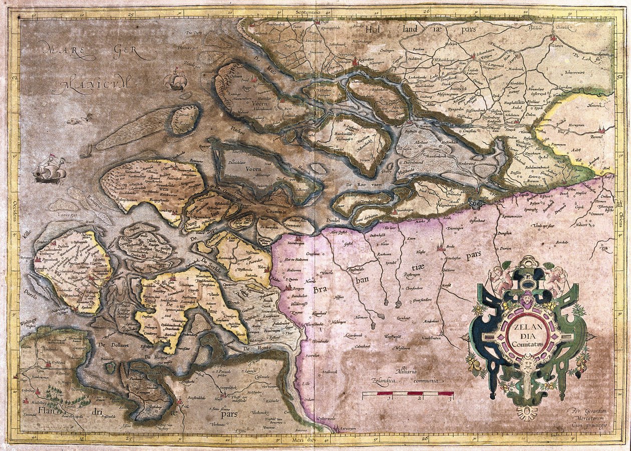 Zelanda, Paesi Bassi da Gerardus Mercator