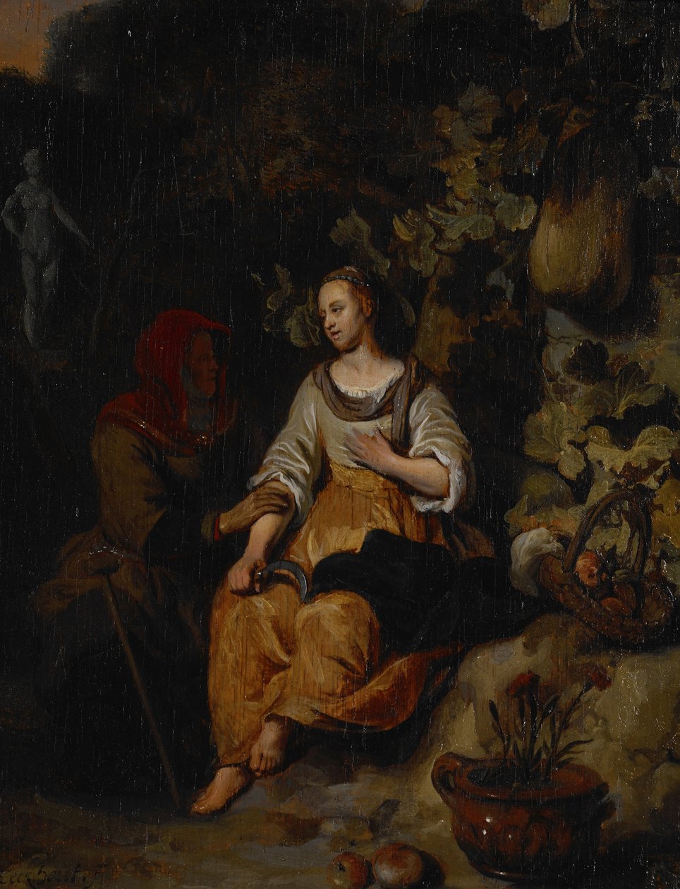 Vertumno e Pomona da Gerbrand van den Eeckhout