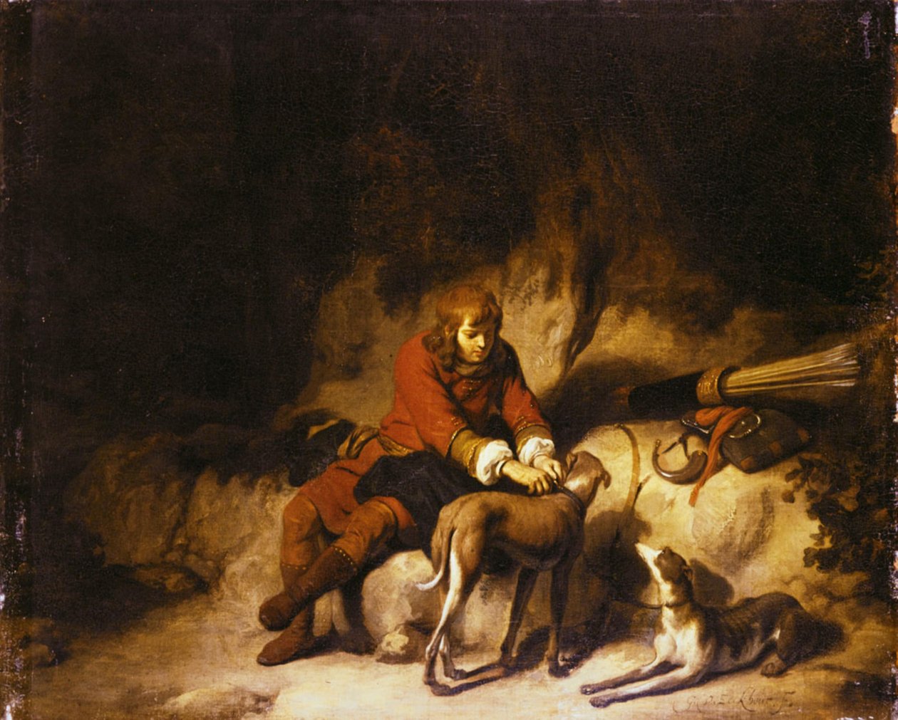 Il cacciatore a riposo da Gerbrand van den Eeckhout