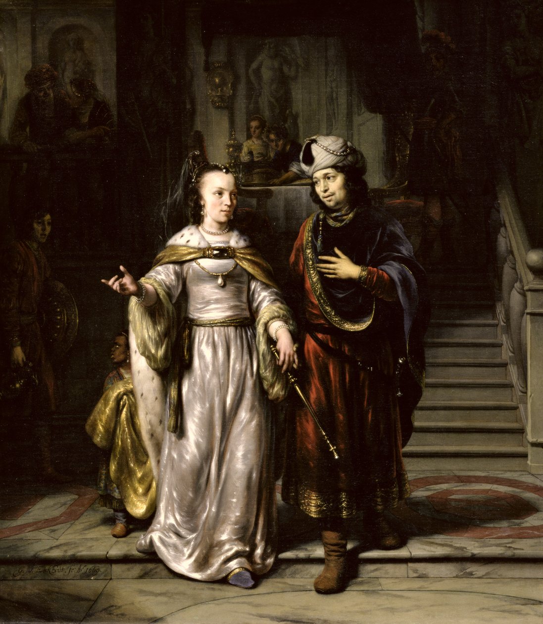 Antonio e Cleopatra da Gerbrand van den Eeckhout