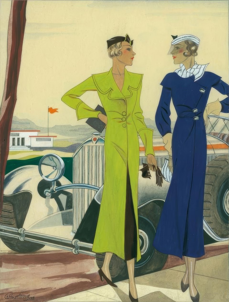 Moda femminile 1932 / Cappotti da auto da Gerd Hartung