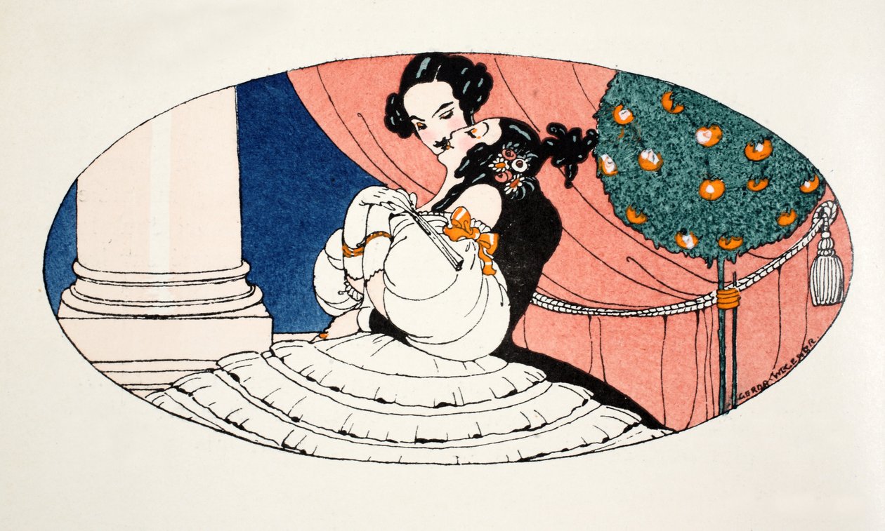 Un bacio rubato da Gerda Marie Frederike Wegener