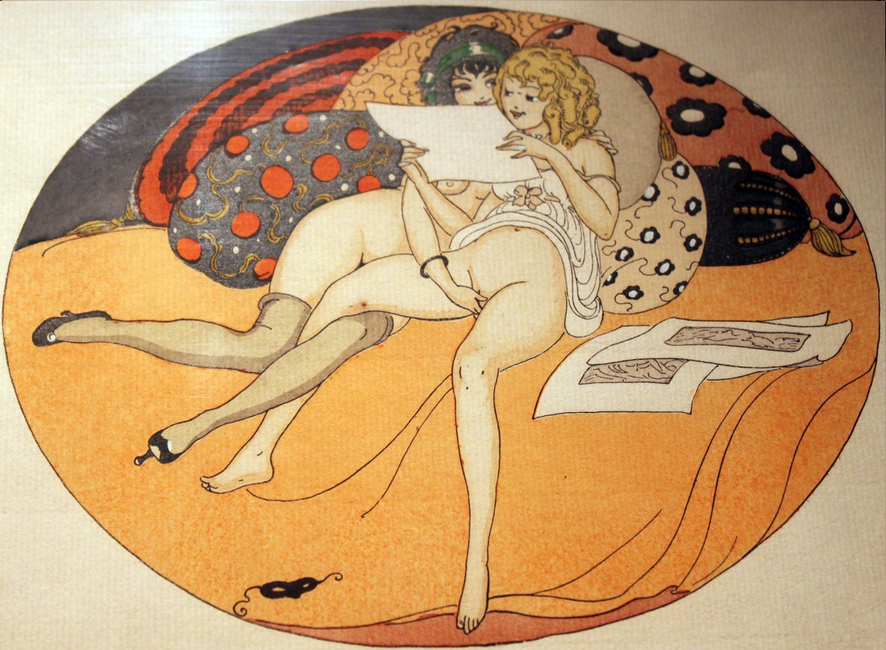 Serie di acquerelli, pubblicati nel 1925 con il titolo The Delights of Eros in Erotopolis Paris da Gerda Marie Frederike Wegener