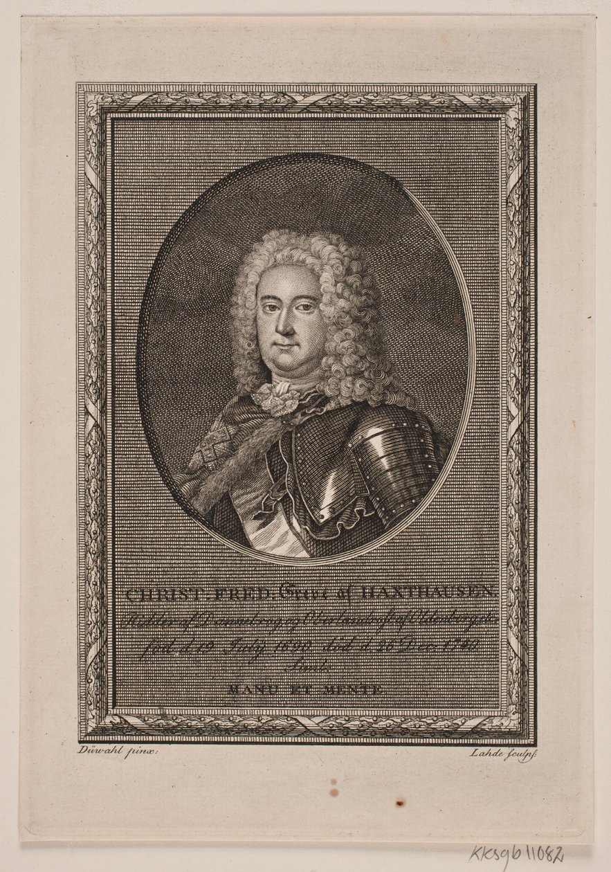 Cristiano Federico conte di Haxthausen da Gerhard Ludvig Lahde