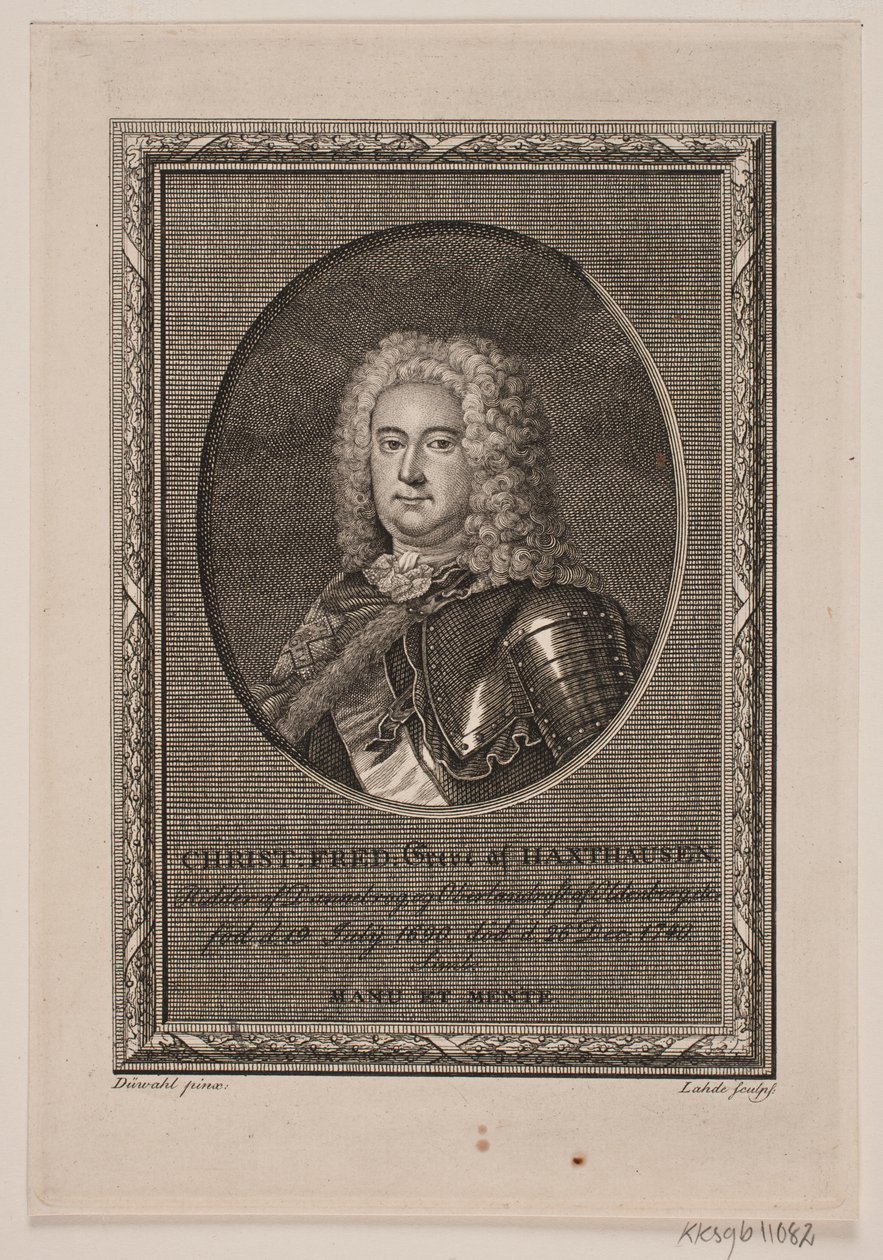 Danese: Christian Frederik conte di Haxthausen da Gerhard Ludvig Lahde