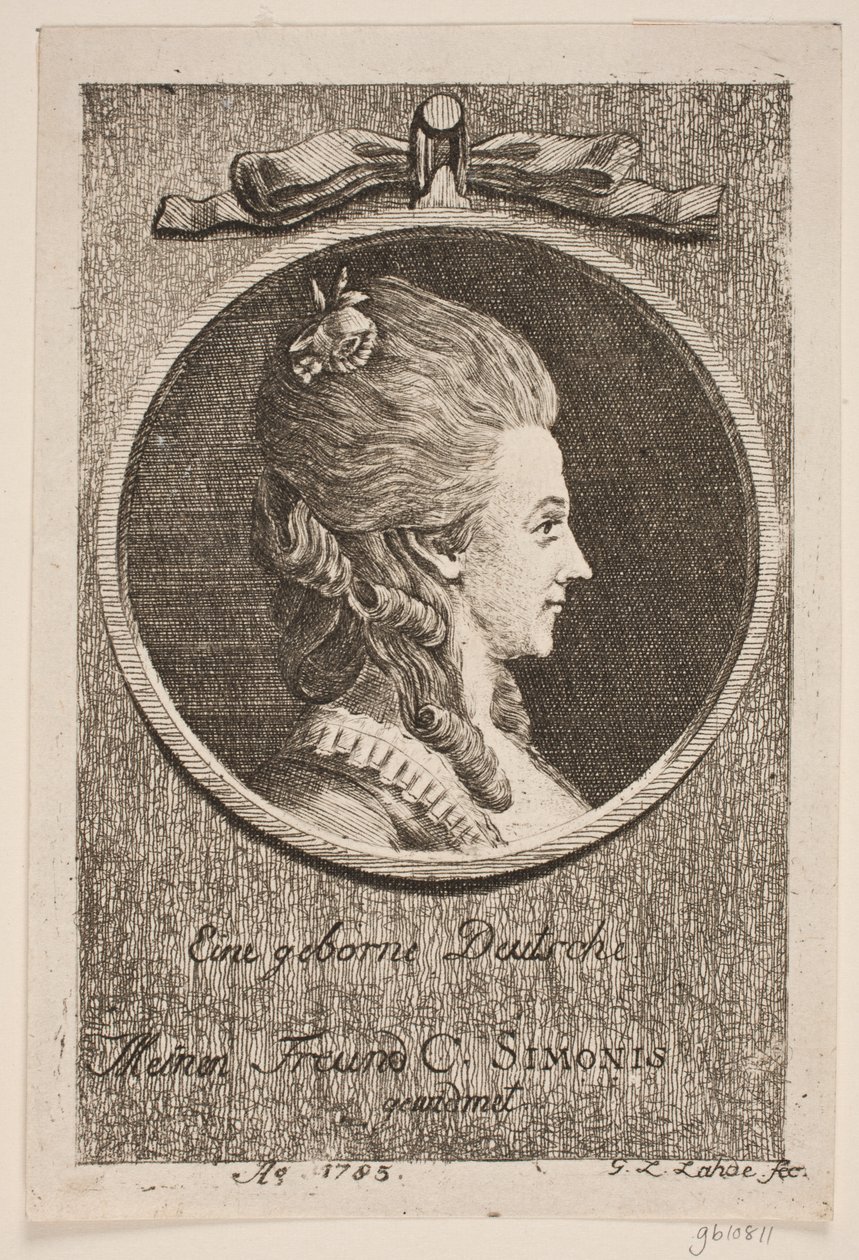 Ein Geborne Deutsche. Dedicato al mio amico C. Simonis da Gerhard Ludvig Lahde