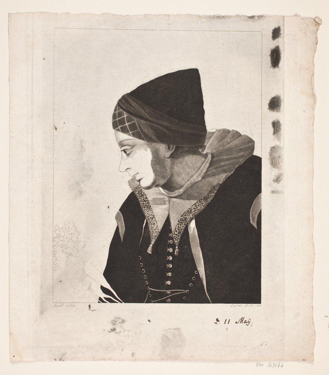 Una ragazza di Amager da Gerhard Ludvig Lahde