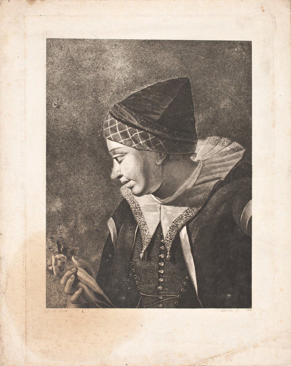 Una ragazza di Amager da Gerhard Ludvig Lahde