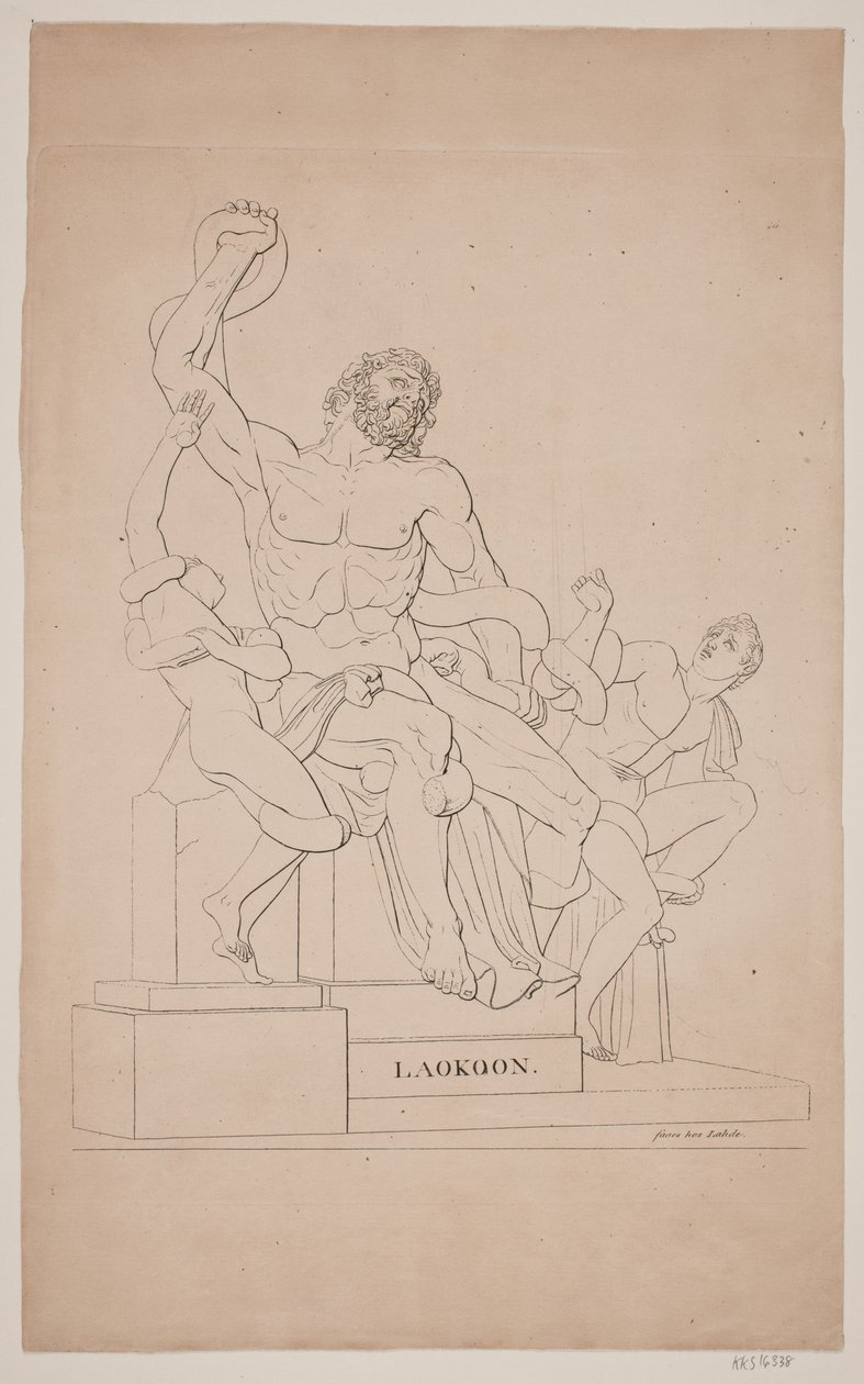 Laocoonte da Gerhard Ludvig Lahde
