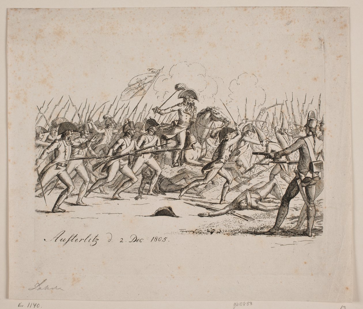 Coraggiosa resistenza della Guardia Russa da Gerhard Ludvig Lahde