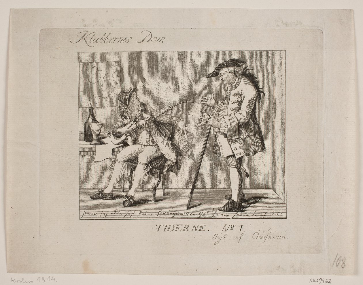 I tempi n. 1, Il giudizio dei club da Gerhard Ludvig Lahde