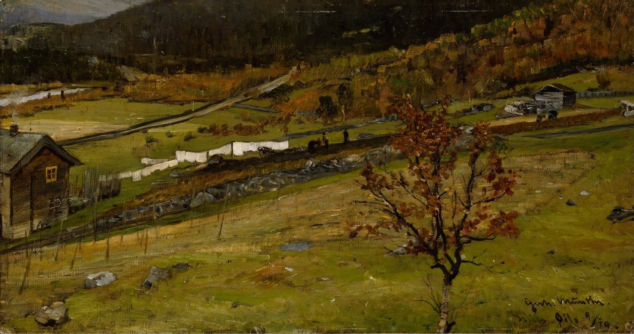 Paesaggio autunnale, Øylo da Gerhard Munthe
